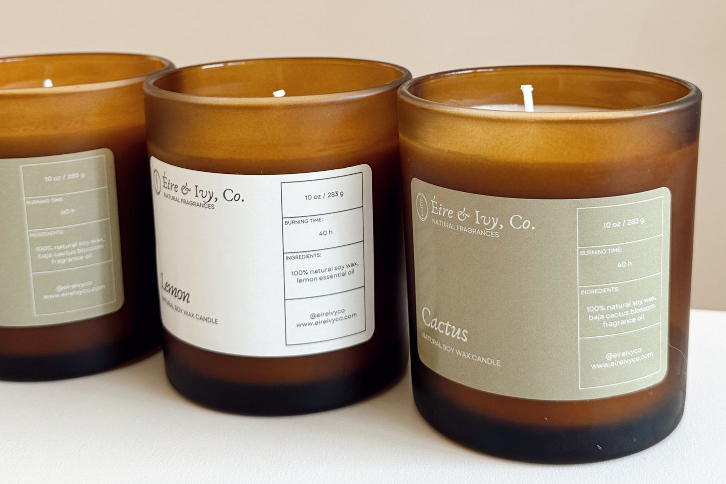 Cactus | 10 oz. Natural Soy Wax Candle