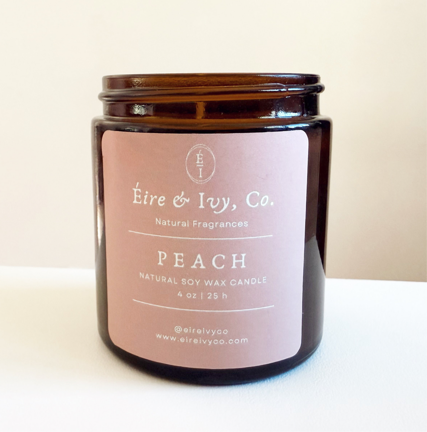 Georgia Peach | 4 oz. Natural Soy Wax Candle