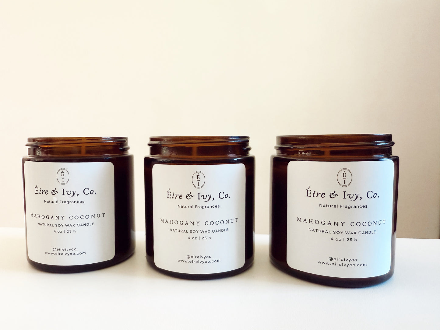 Mahogany Coconut | 4 oz. Natural Soy Wax Candle