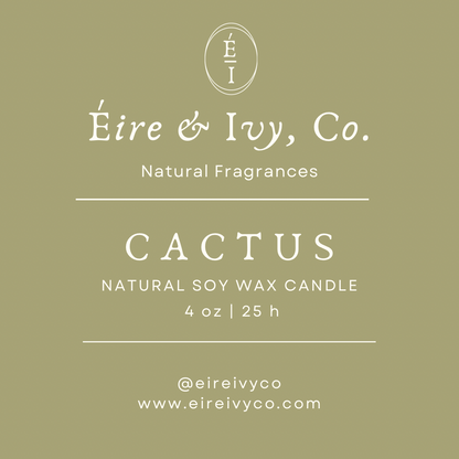 Cactus | 4 oz. Natural Soy Wax Candle