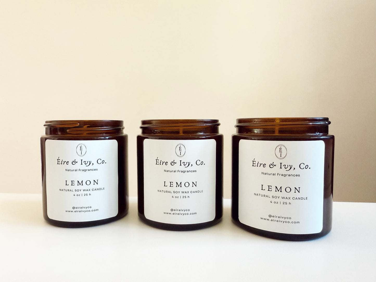Lemon | 4 oz. Natural Soy Wax Candle