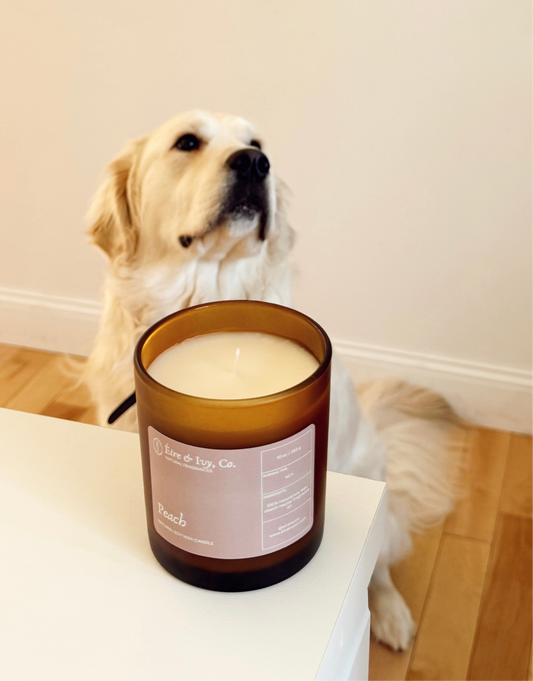 Peach | 10 oz. Natural Soy Wax Candle