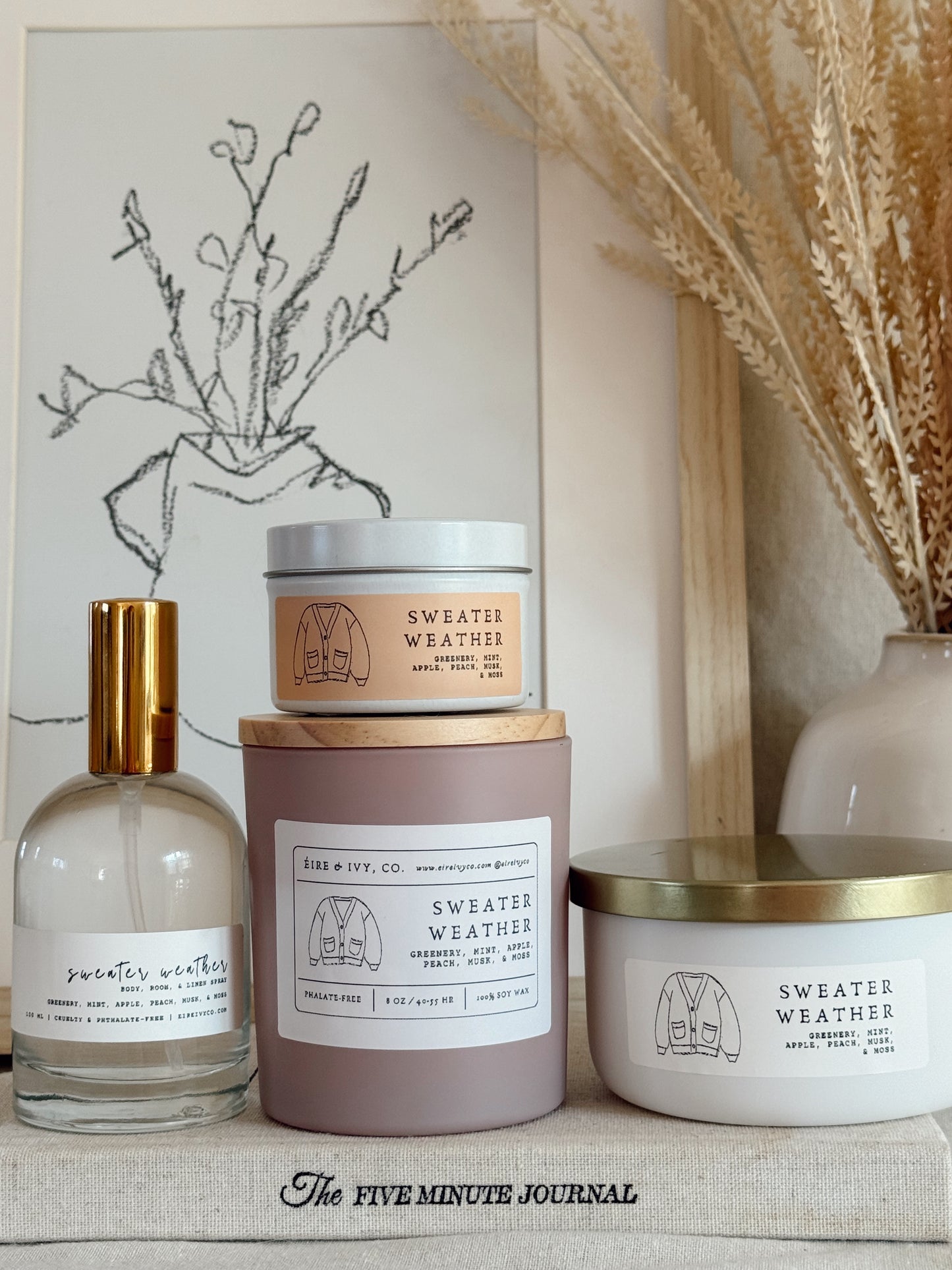 Sweater Weather | Soy Candles & Body, Room, and Linen Spray