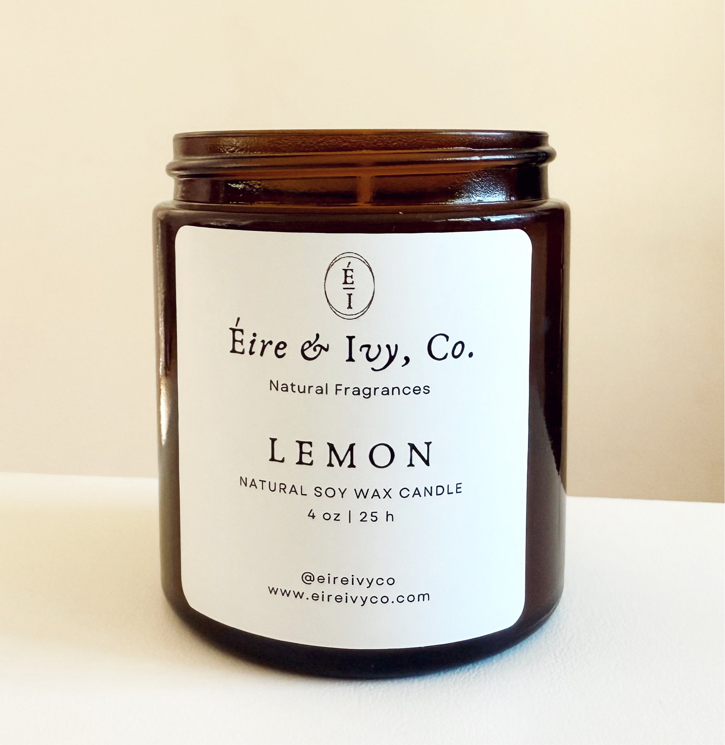Lemon | 4 oz. Natural Soy Wax Candle