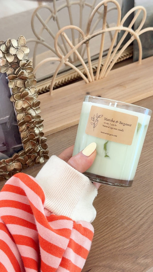 Matcha & Bergamot | Realistic Soy Candle