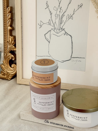 Peppermint Swirl | Soy Candles