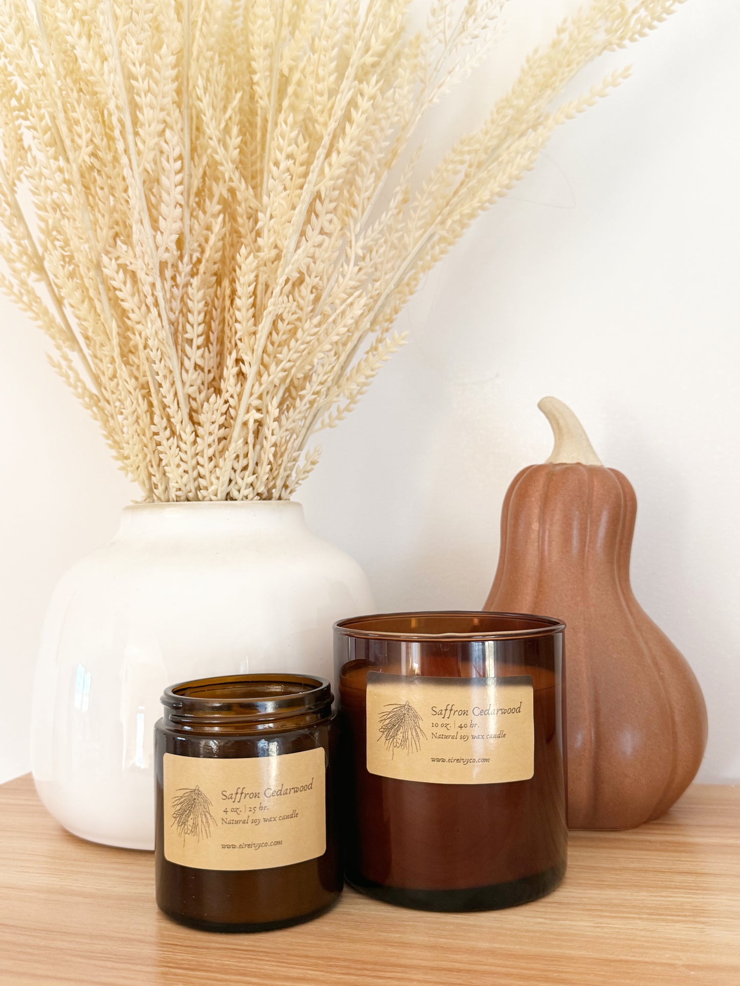 Saffron Cedarwood | Soy Candle