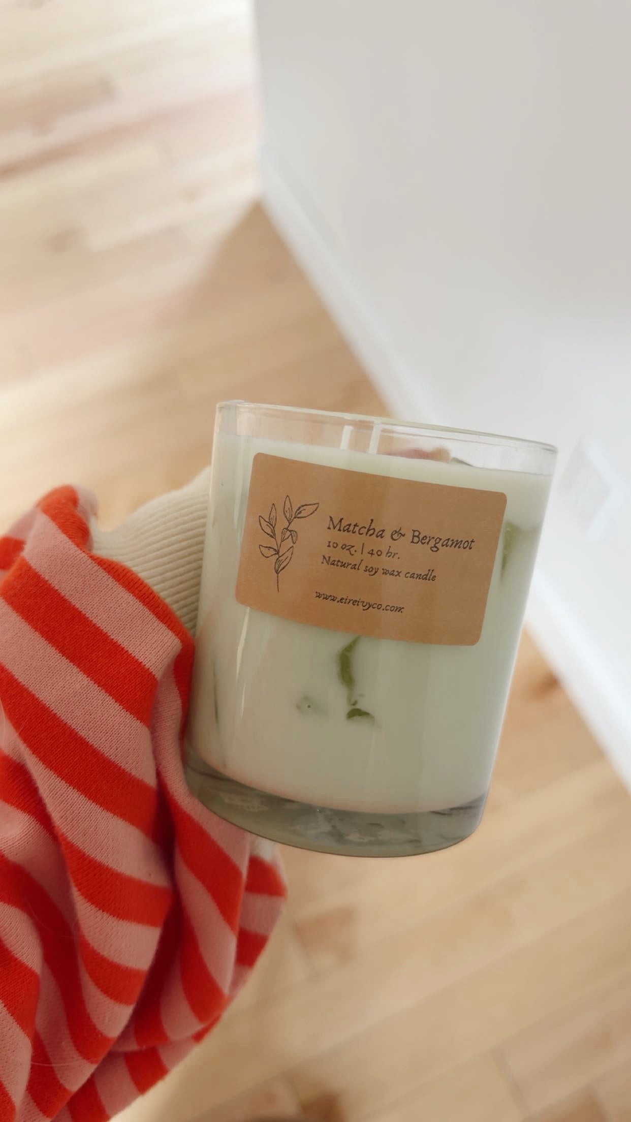 Matcha & Bergamot | Realistic Soy Candle