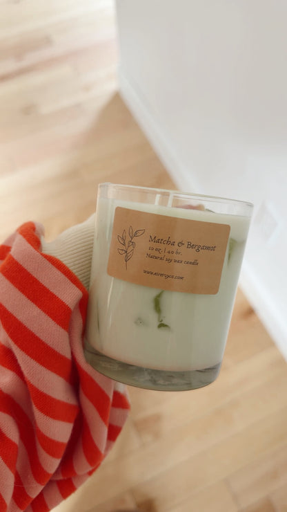 Matcha & Bergamot | Realistic Soy Candle