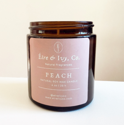 Georgia Peach | 4 oz. Natural Soy Wax Candle