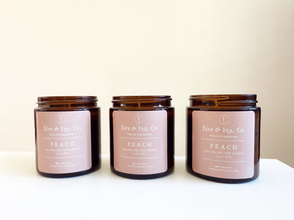 Georgia Peach | 4 oz. Natural Soy Wax Candle